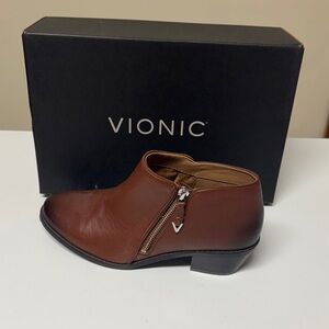 Vionic Women's Brown Ankle Booties